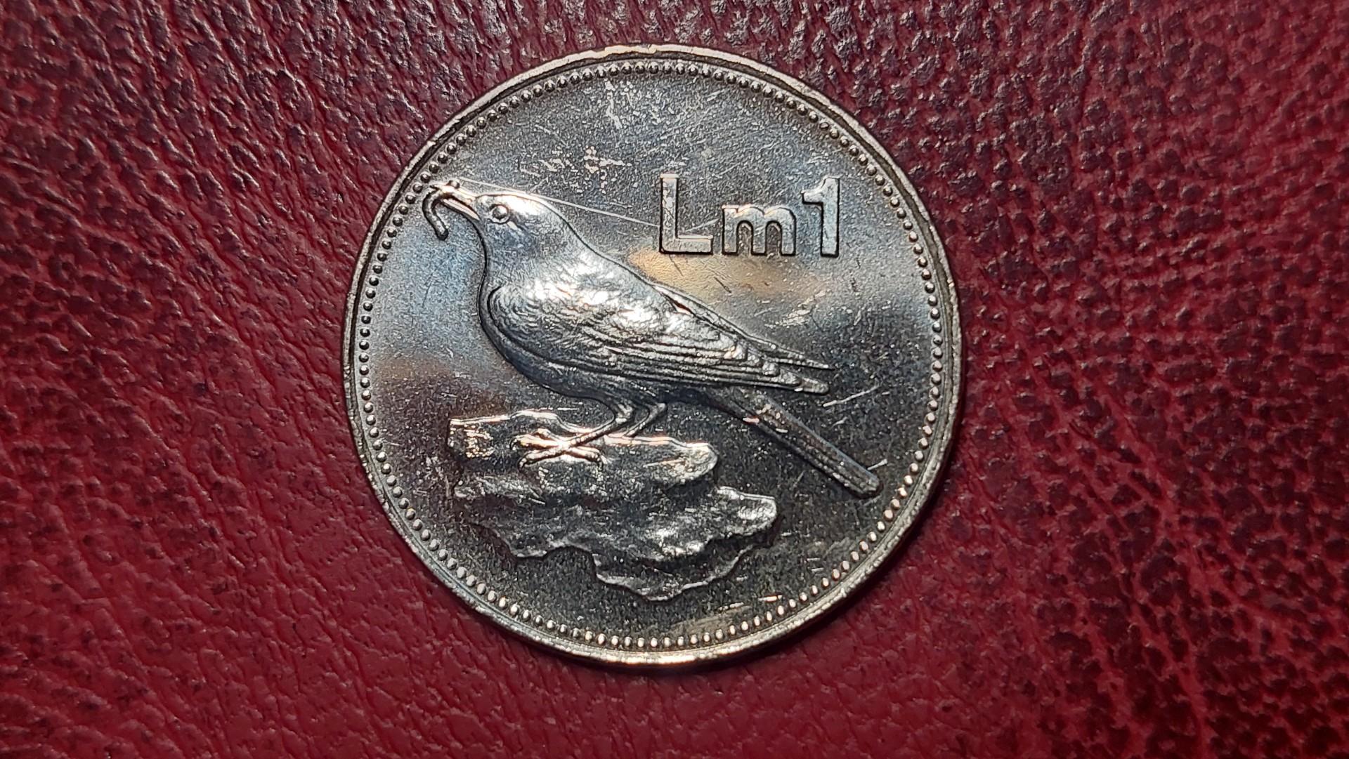 Malta 1 lira, 2000 KM# 99