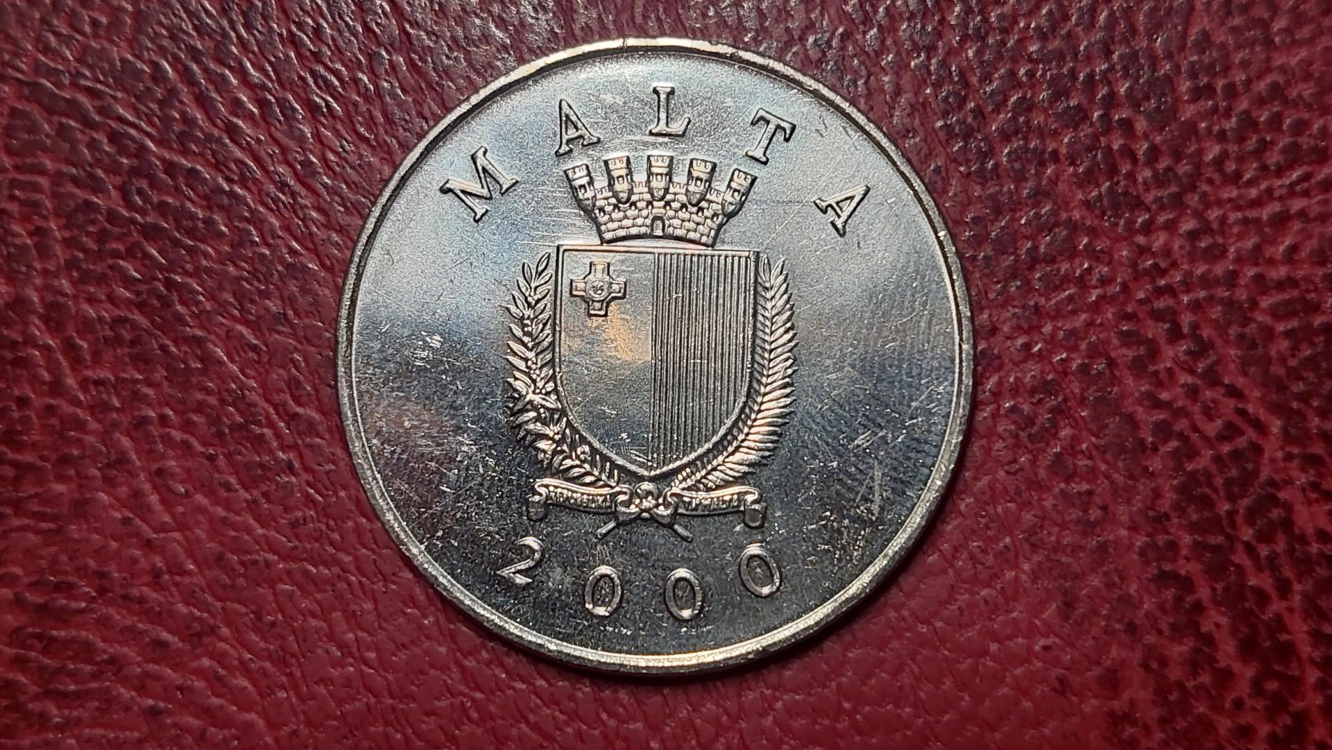 Malta 1 lira, 2000 KM# 99