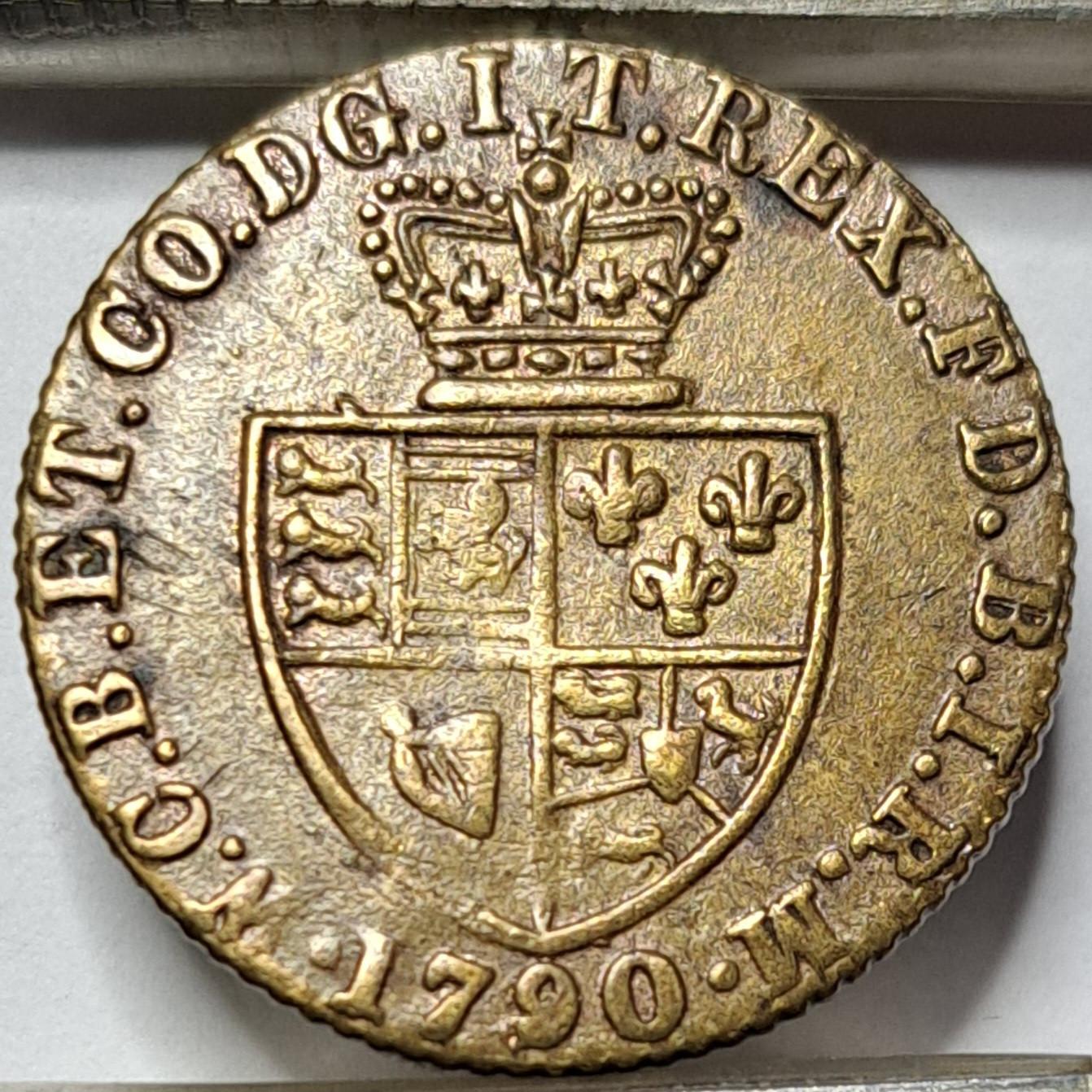 George III žaidimo žetonas 1790 N#31762 (5496)