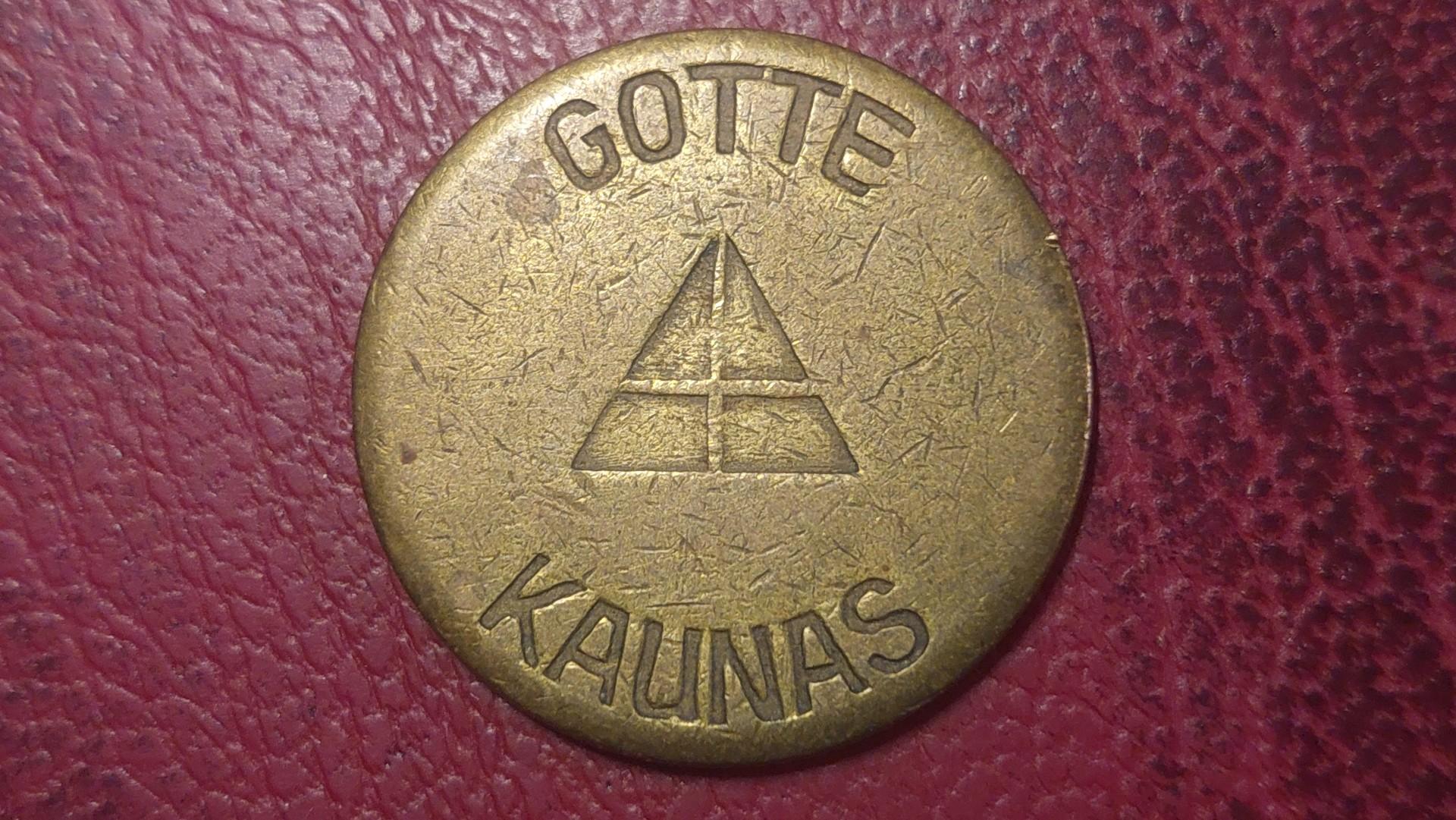 Senas Kazino žetonas Gotte Kaunas 2