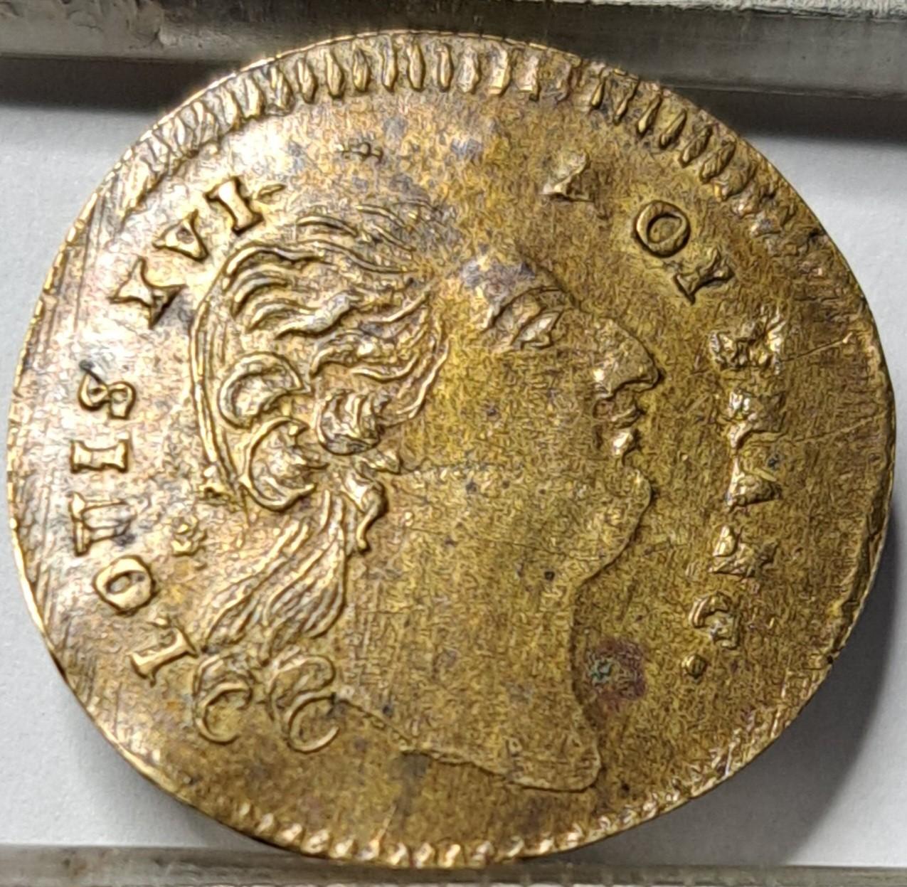 Vokietija reichepfenigas Louis XVI (5500)