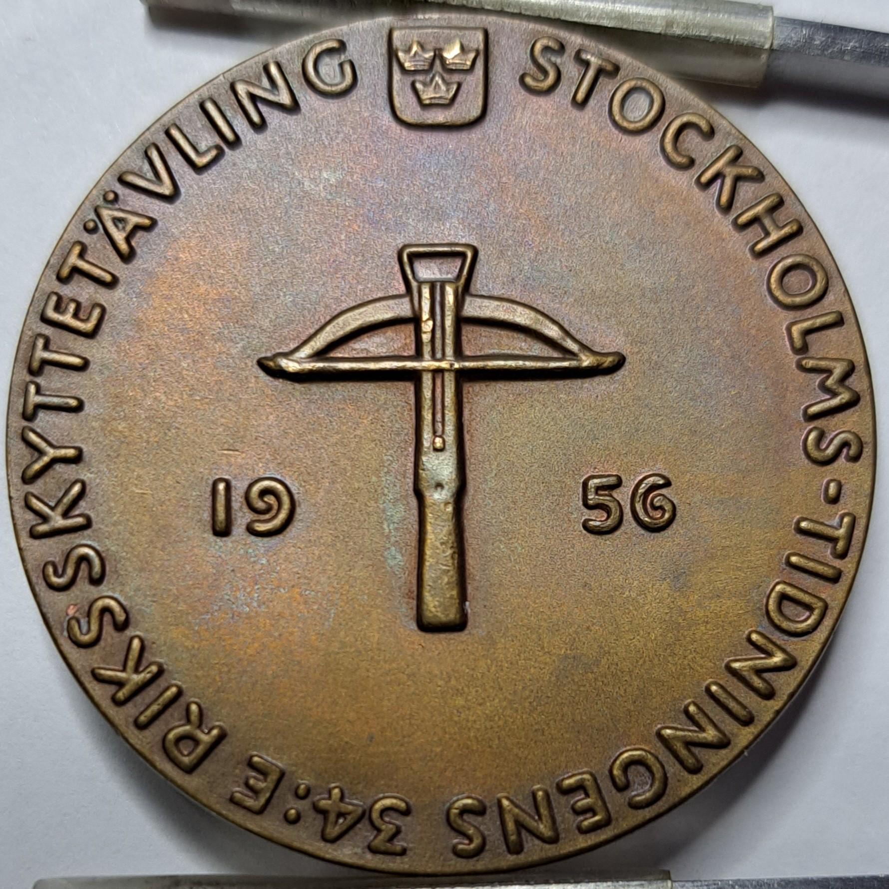 Švedija medalis 1956 (5506)