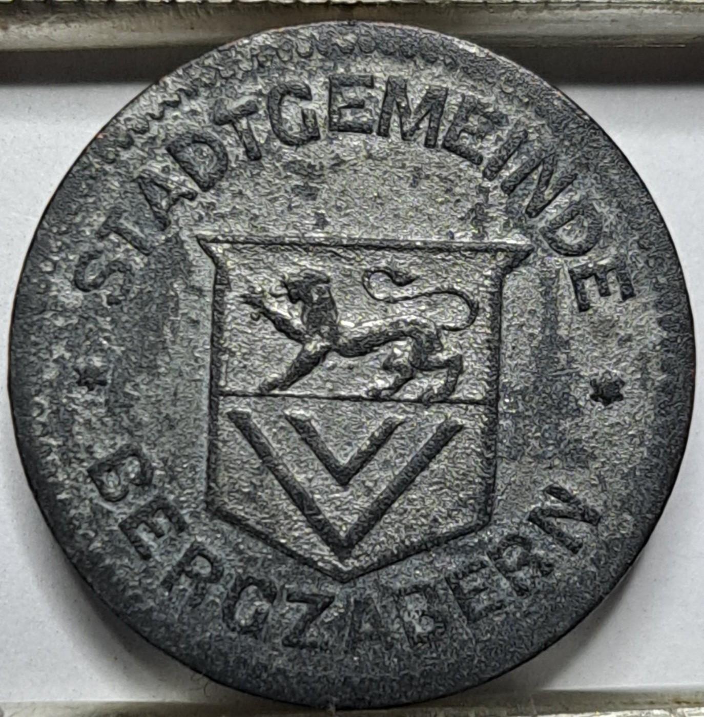 Vokietija 10 pfenigų 1917 N#65646 (5552)