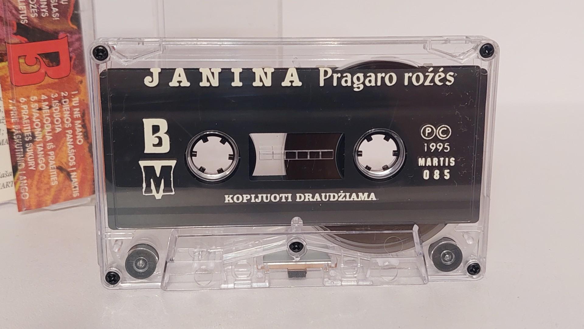 Audio kasetė Janina - Pragaro rožės