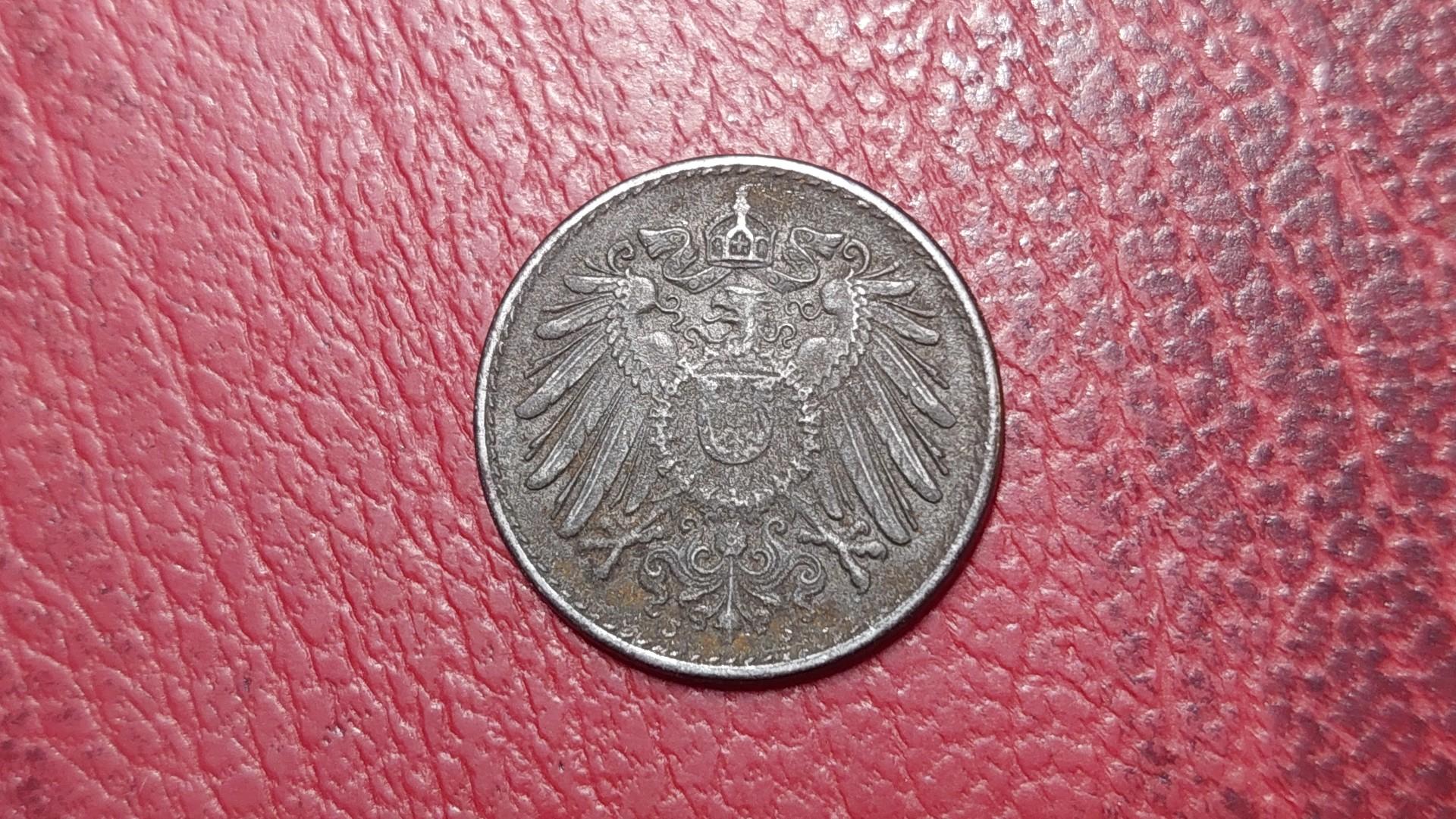 Vokietija 5 pfenigai, 1920J KM# 19