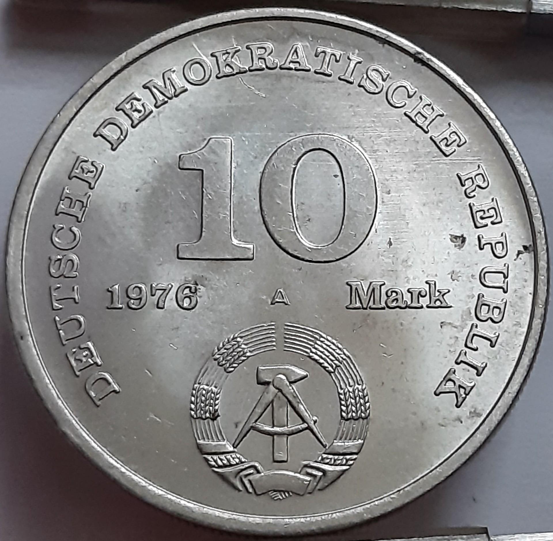 Vokietija - VDR 10 Markių 1976 KM#61 (5994)