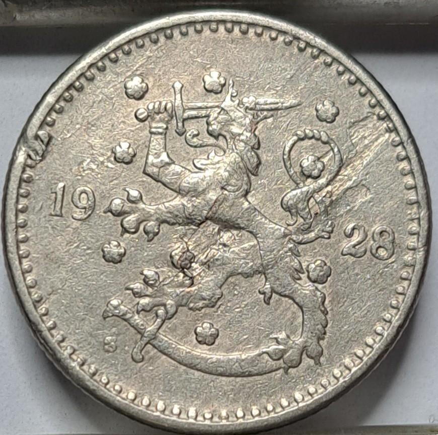 Suomija 1 Markė 1928 KM#30 (5840)