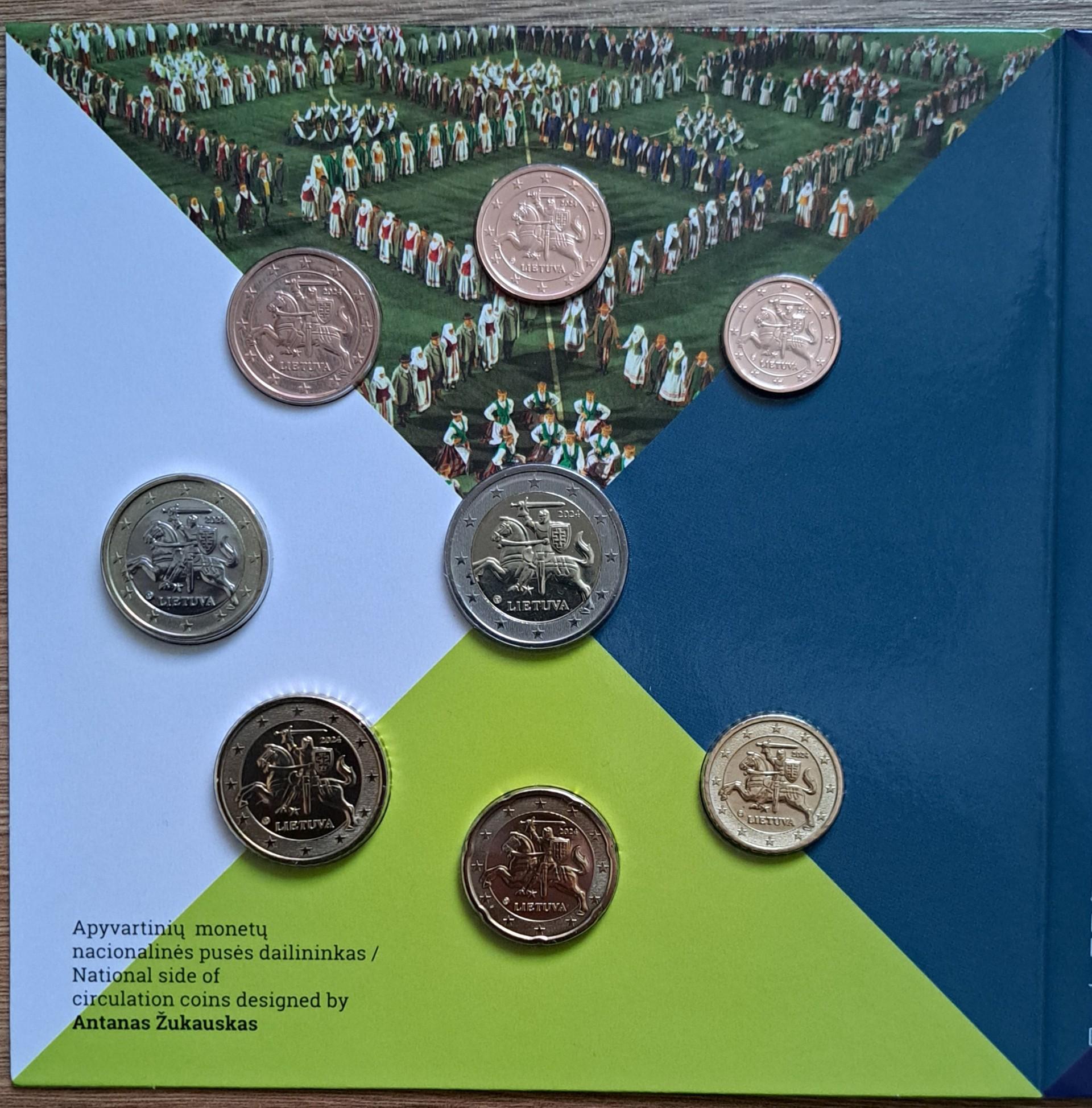 Lietuva Apyvartinių Monetų Rinkinys 2024 (5600)