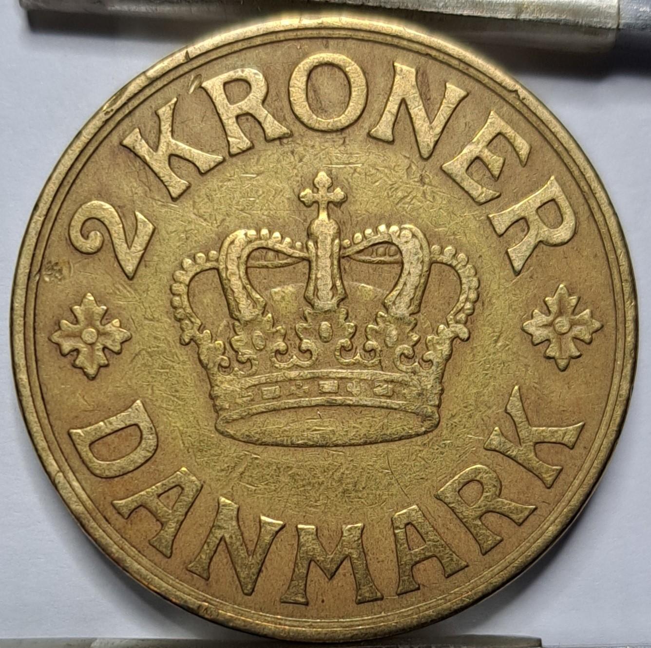 Danija 2 Kronos 1939 KM#825 (6025)