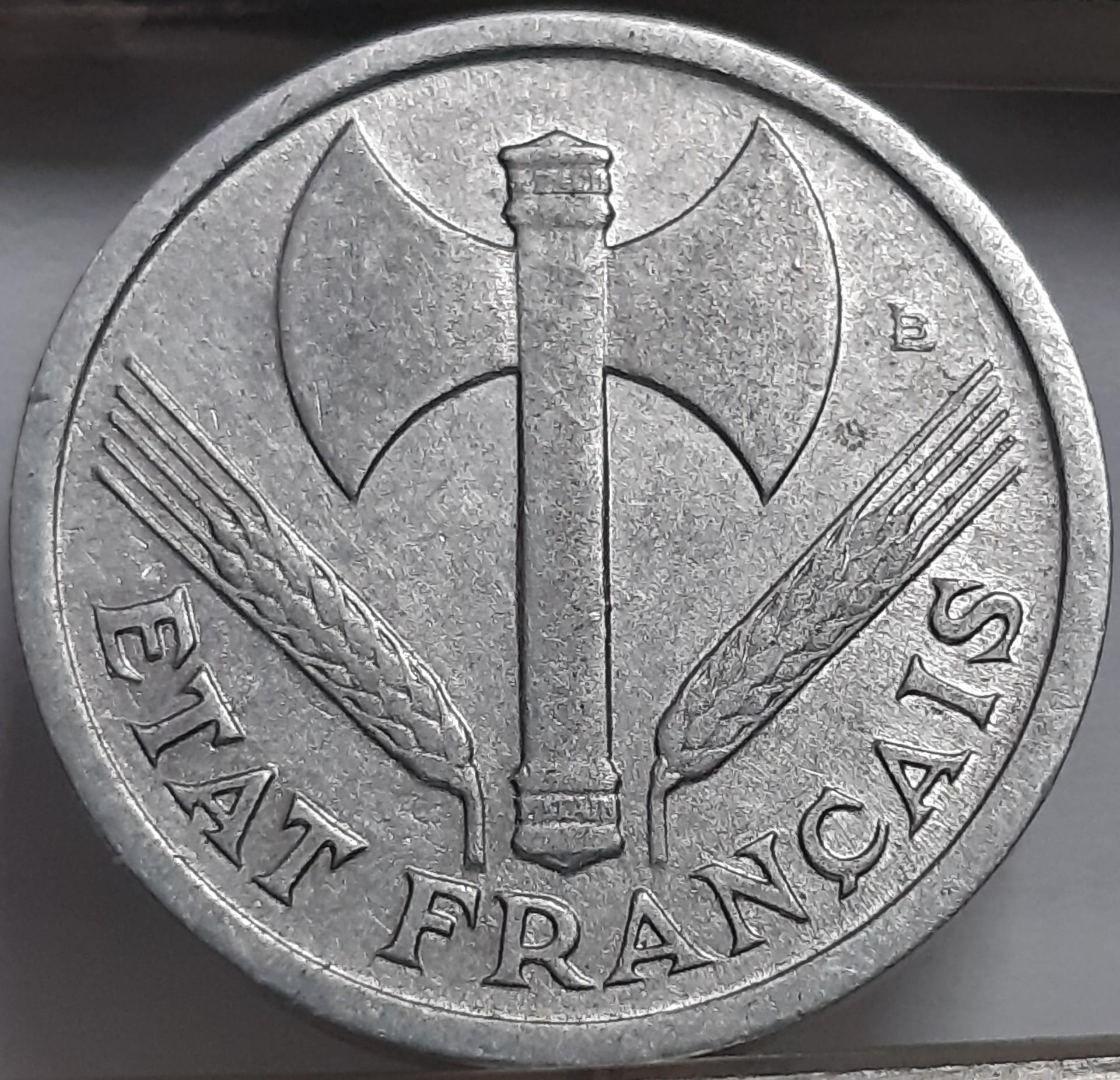 Prancūzija 1 Frankas 1942 KM#902 (5802)