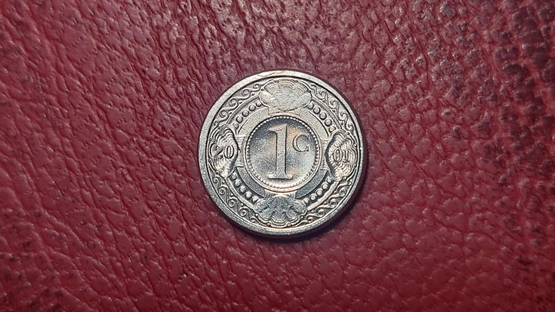 Nyderlandų Antilai 1 centas, 2001 KM# 32