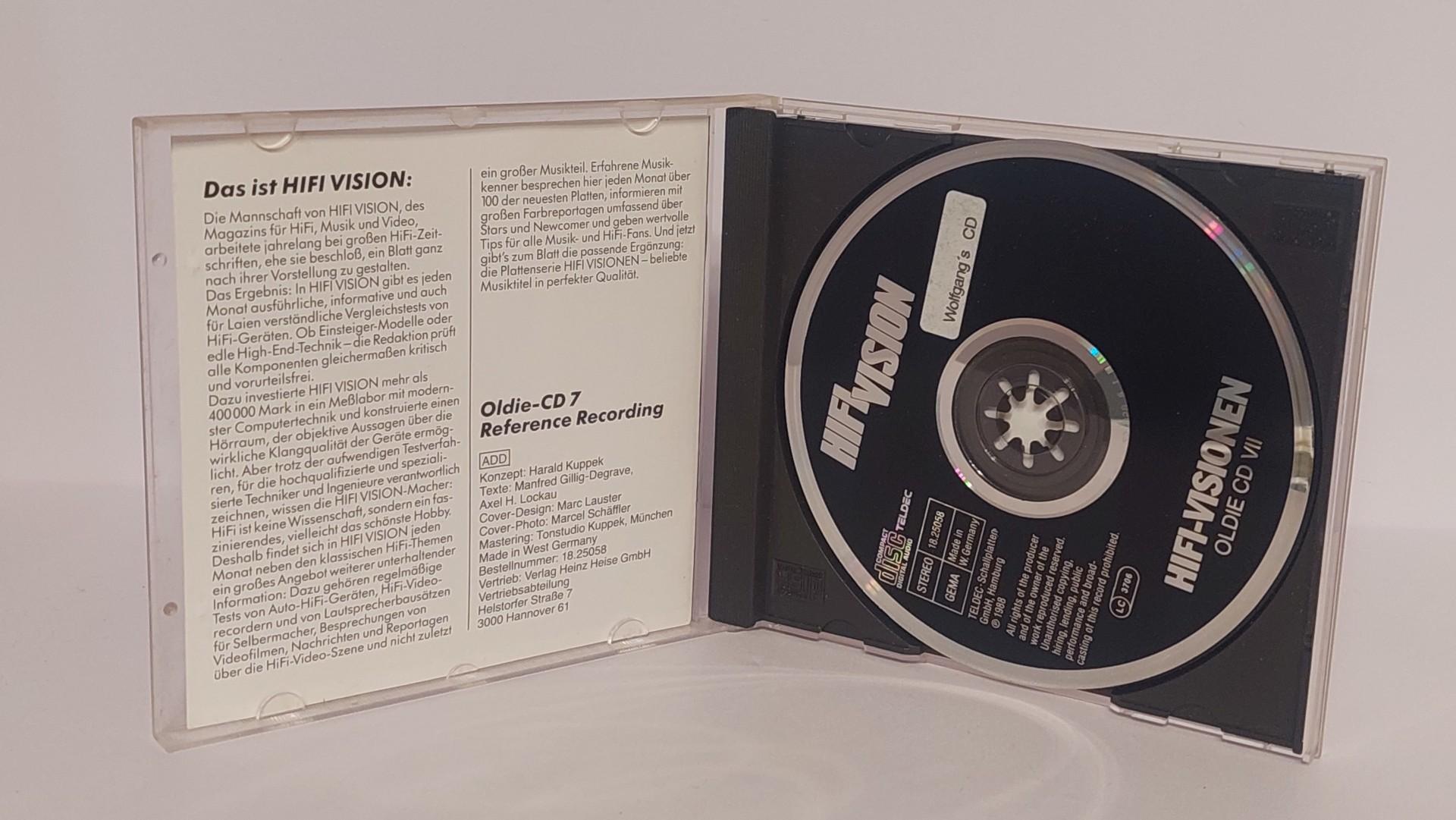 Audio CD Various – Hifi Visionen Oldie-CD 7