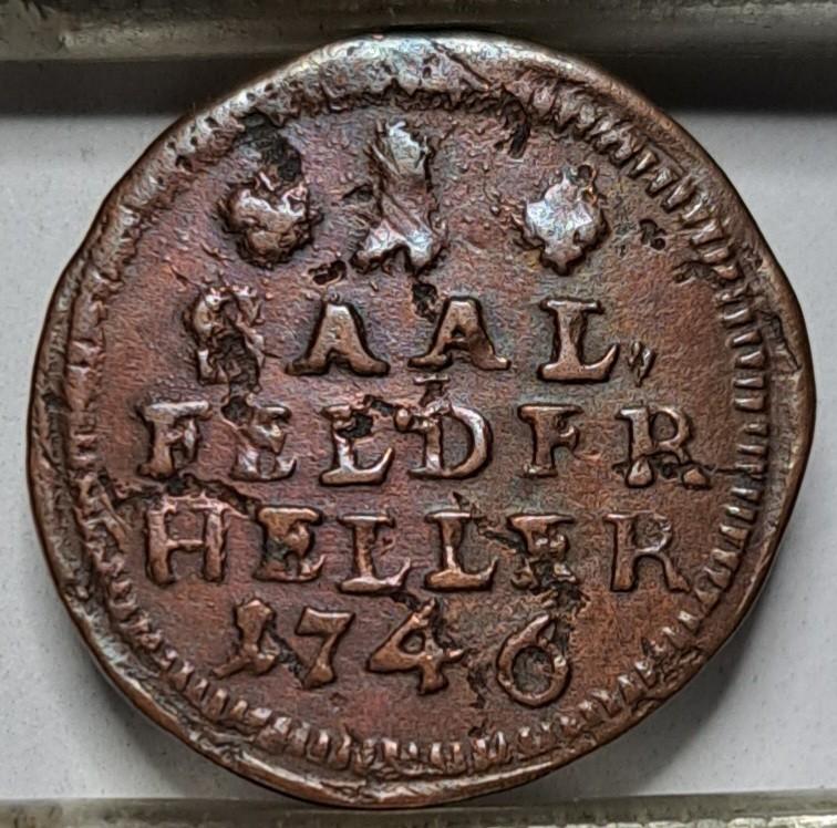 Saksonija-Koburgas-Zalfeldas 1 Heleris 1746 (6724)