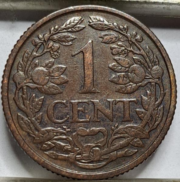 Nyderlandai 1 Centas 1916 KM#152 Bronza (6729)