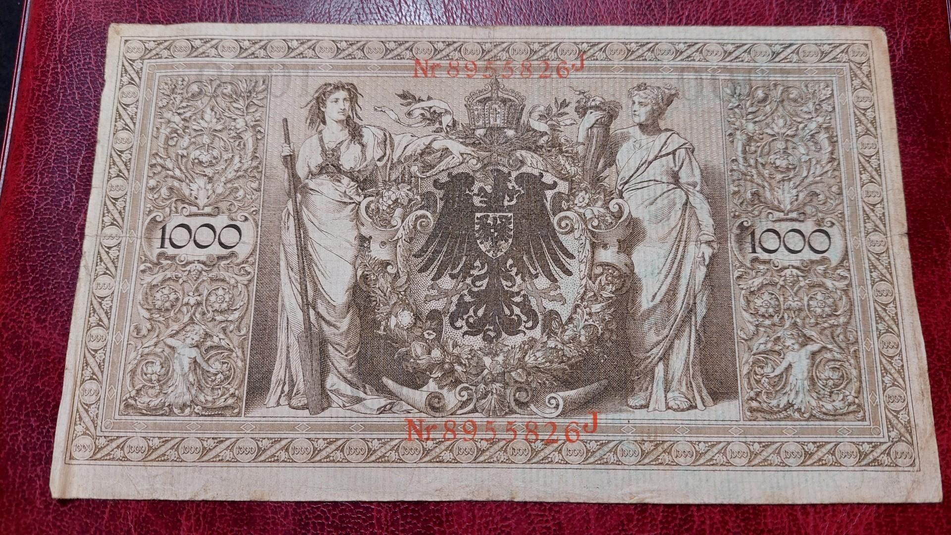 1,000 Mark 1910.04.21 Vokietija P-44b.5