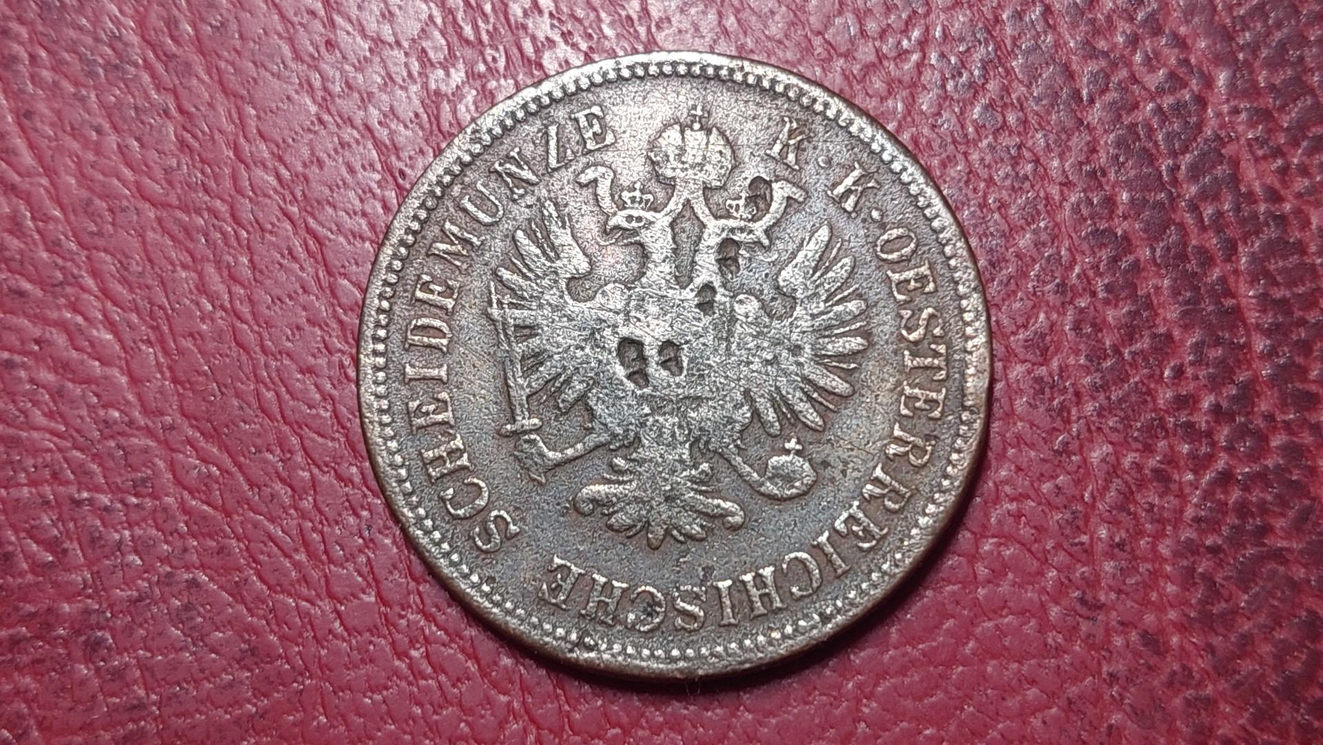 Austrija 4 kreiceriai, 1860A KM# 2194