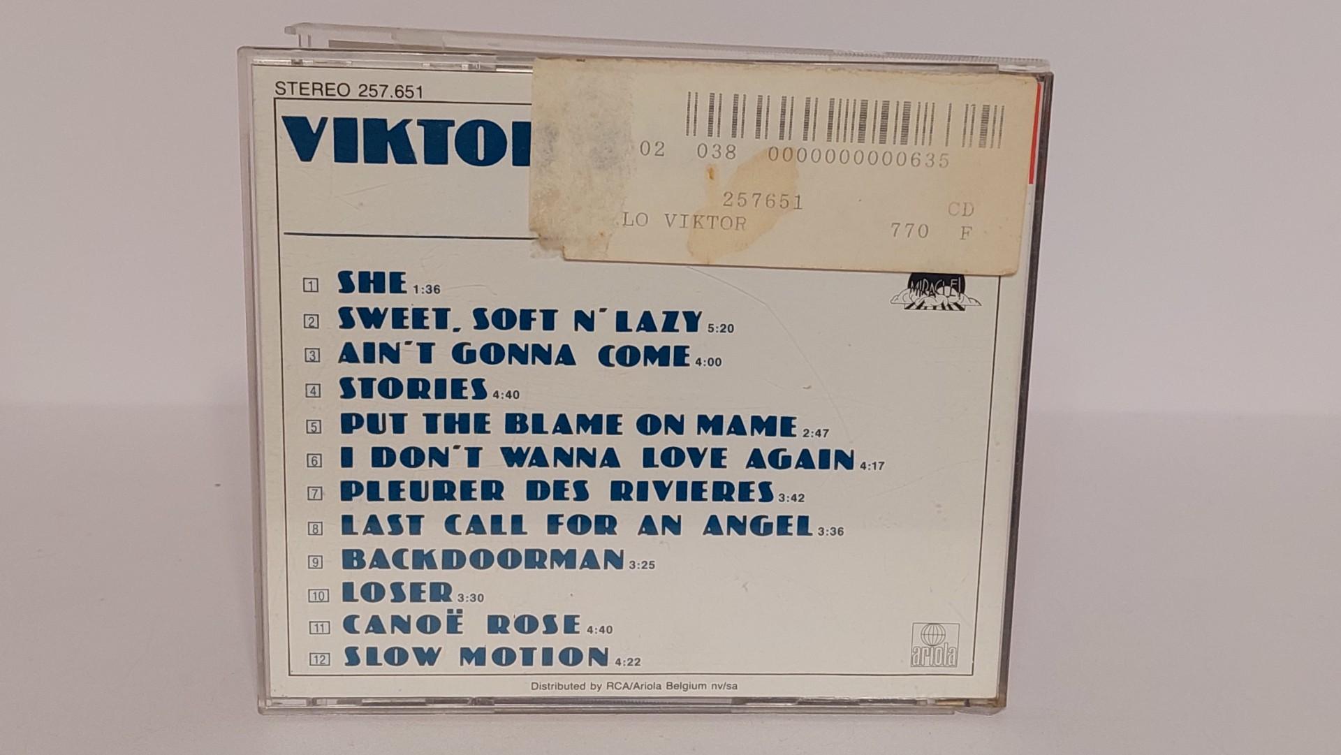 Originalus audio CD Viktor Lazlo – She