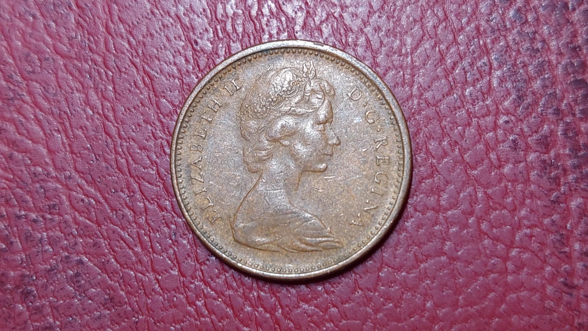 Kanada 1 centas, 1965 KM# 59