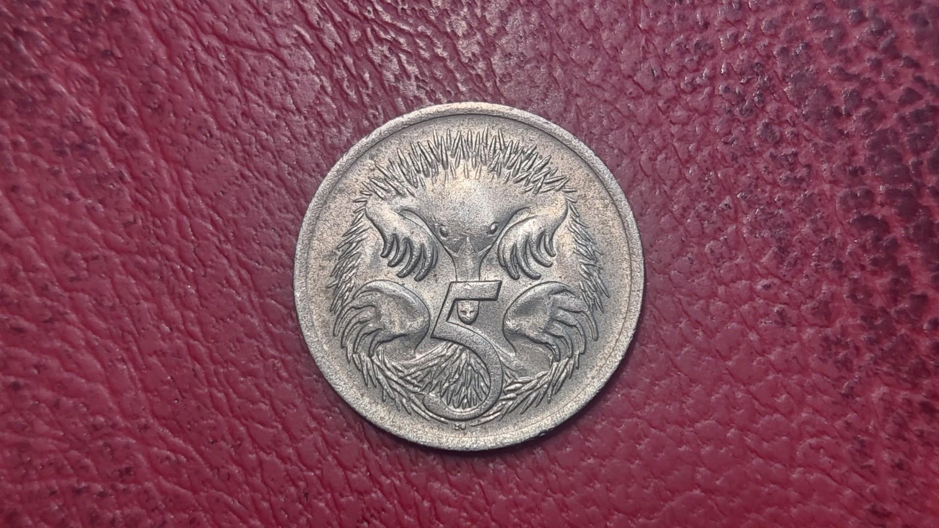 Australija 5 centai, 1967 KM# 64