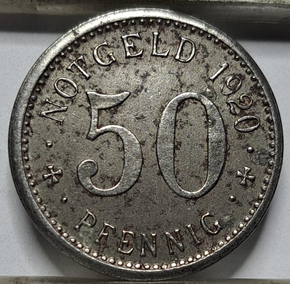 Mendenas 50 pfenigų 1920 N#85295 (6176)