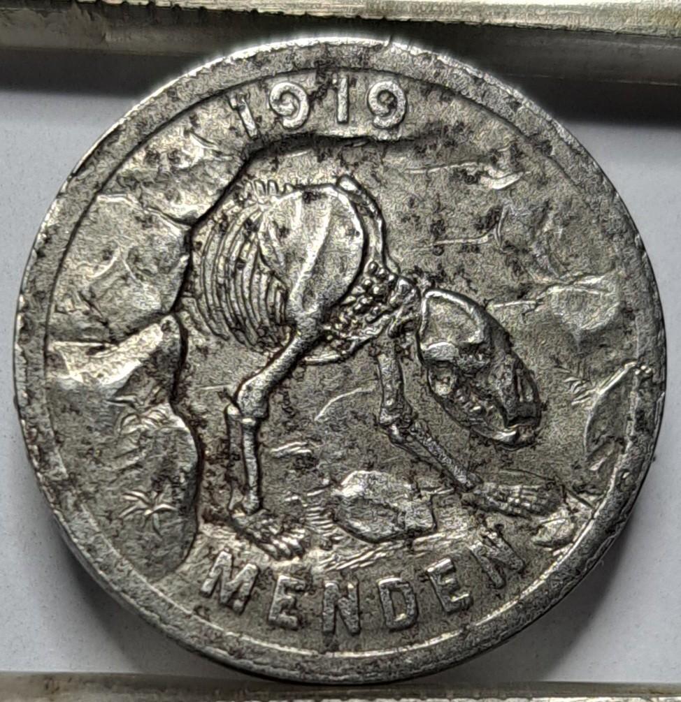 Mendenas 50 pfenigų 1920 N#85295 (6176)