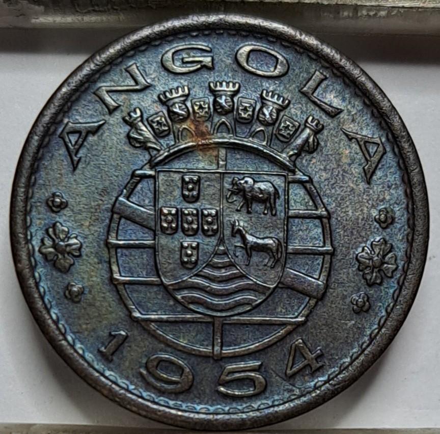 Angola 50 Sentavų 1954 KM#75 Bronza (6101)