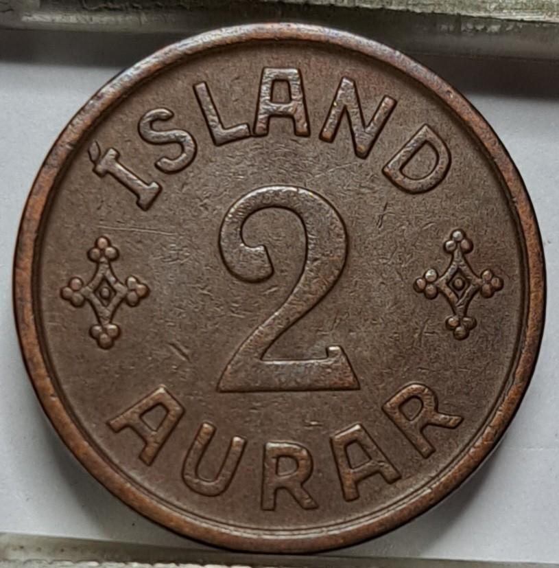 Islandija 2 Eirės 1926 KM#6 (6100)