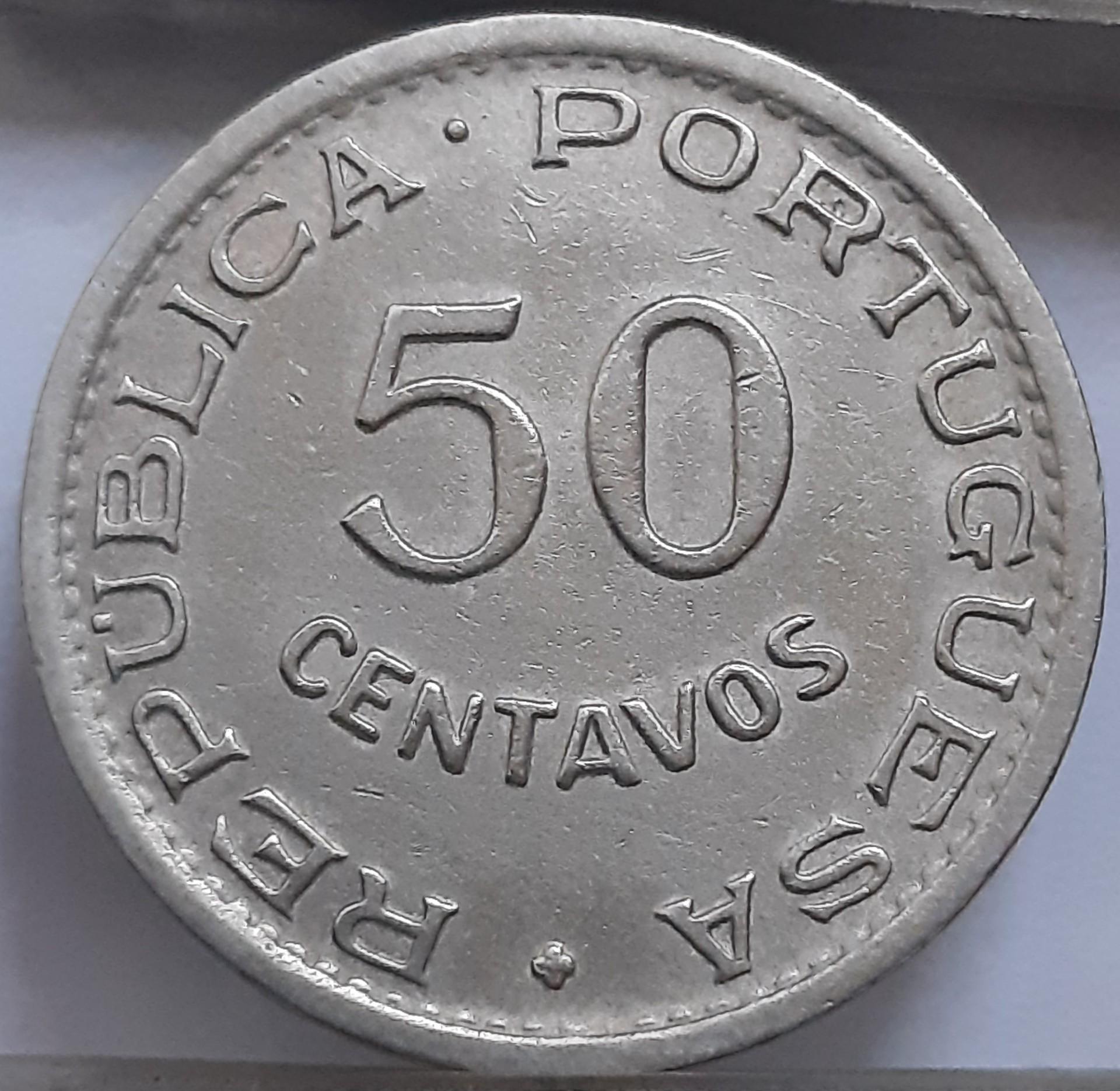 Angola 50 Sentavų 1950 KM#72 (6109)