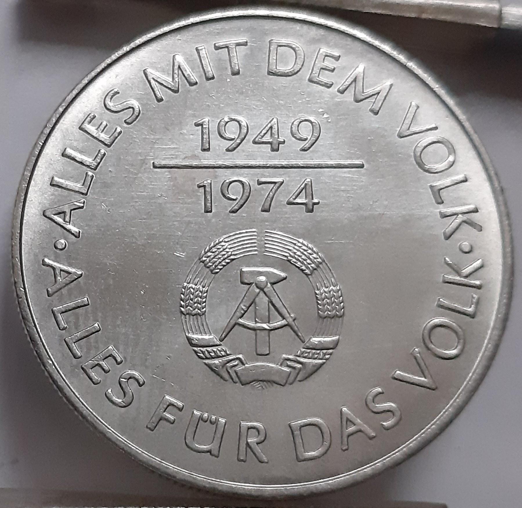 Vokietija 10 Markiu 1974 Proginė KM#50 (6173 )