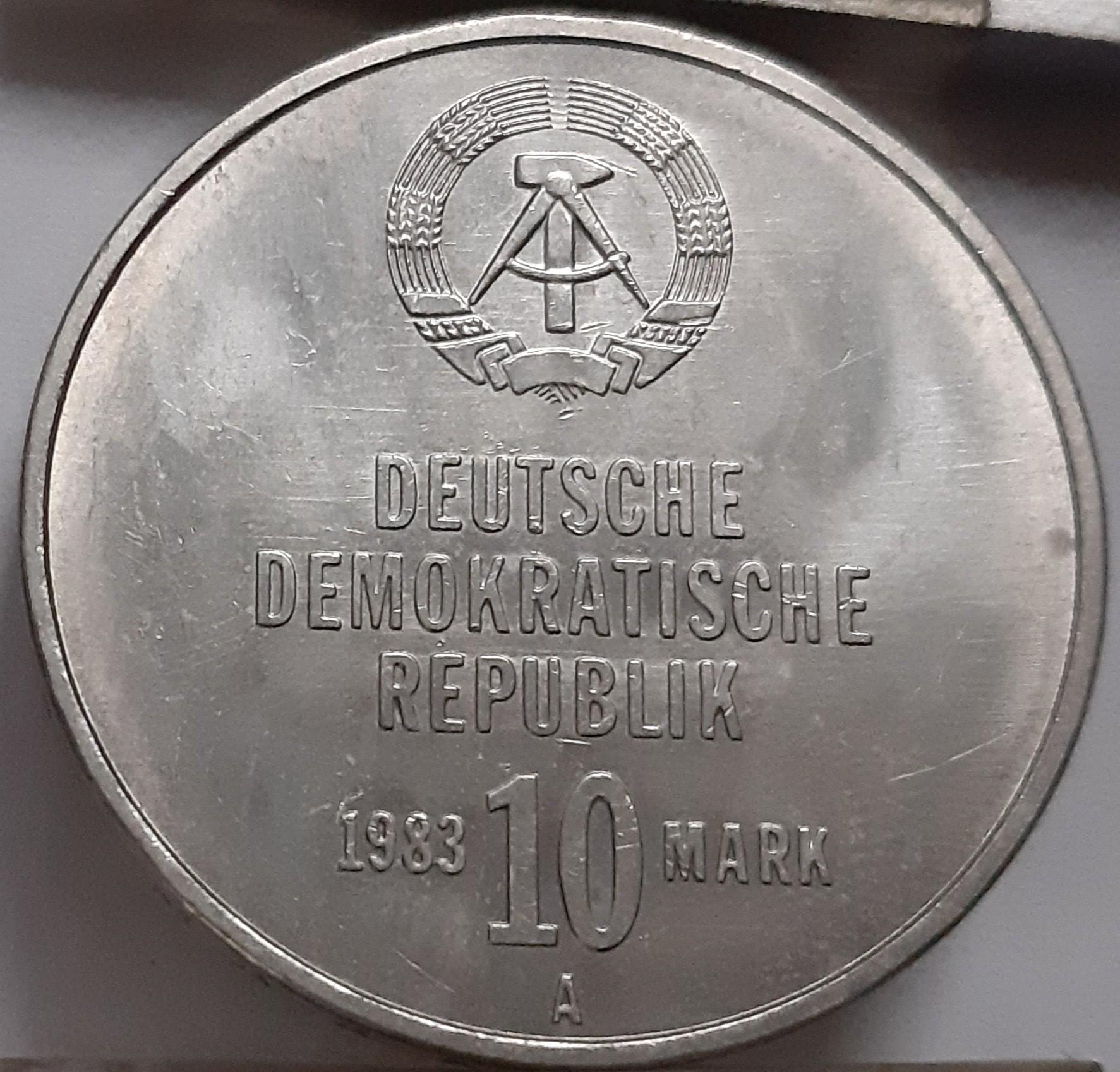 Vokietija 10 Markiu 1983 Proginė KM#93 (6174 )