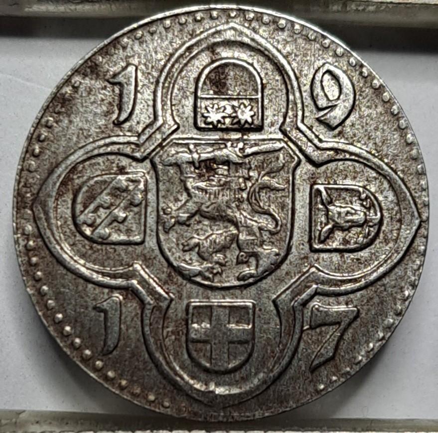 Lauterbachas 10 pfenigų 1917 N#36580 error (6229)