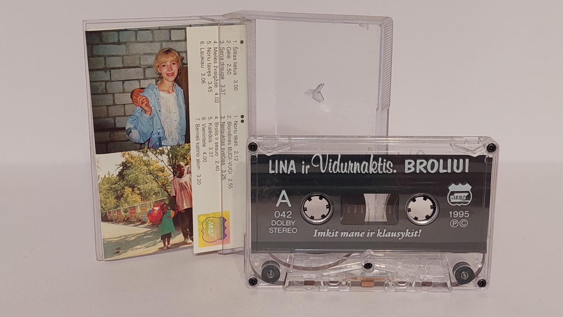 Audio kasetė Lina Ir Vidurnaktis – Broliui