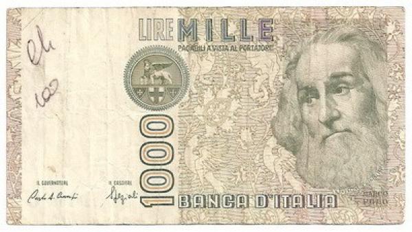 Italija. 1000 lyrų ( 1982 ) VF