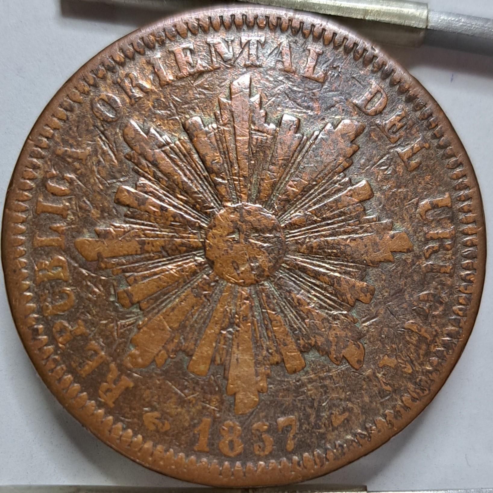 Urugvajus 40 sentimų 1857 KM#10 (6277)