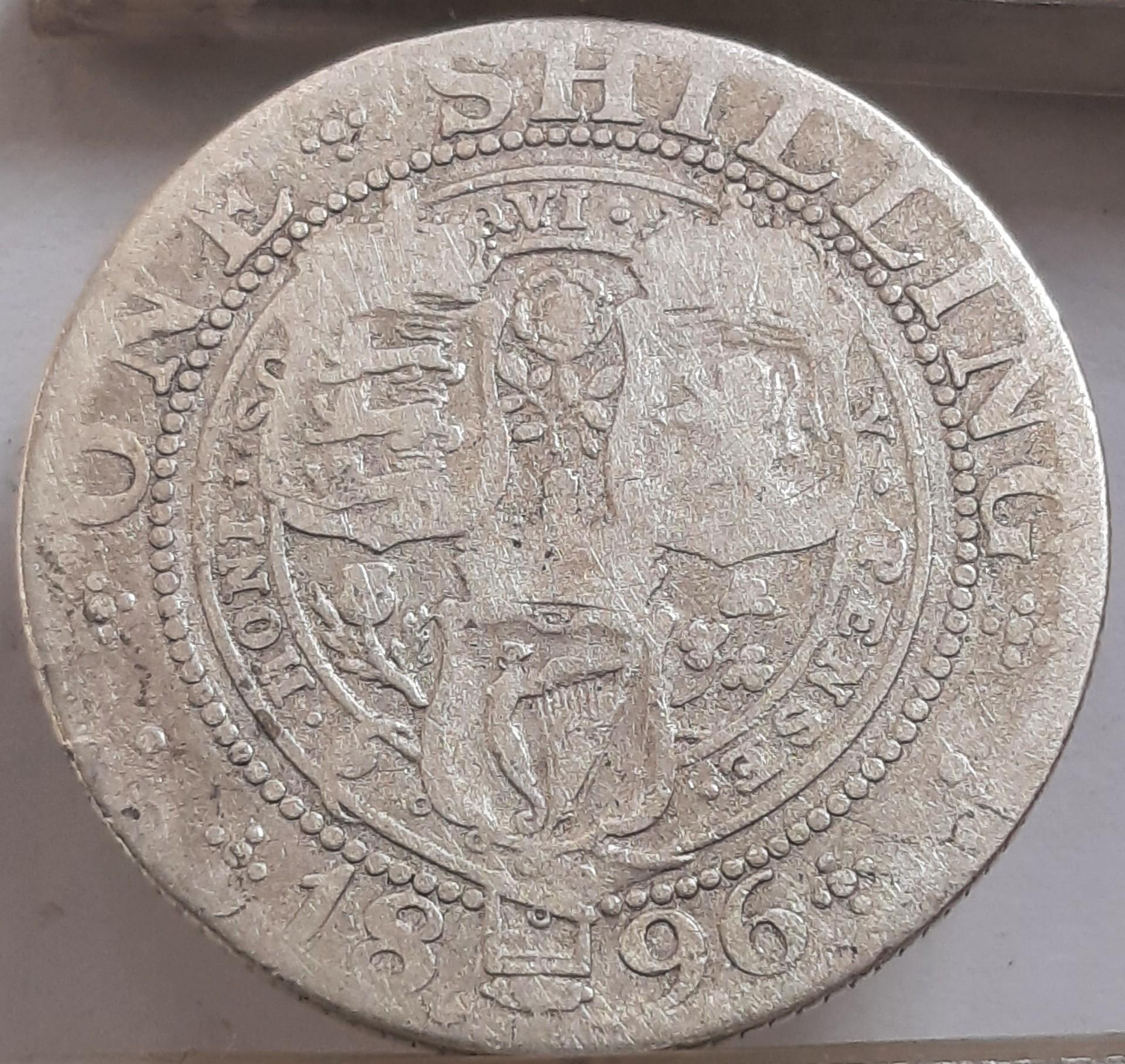 Jungtinė Karalystė 1 šilingas 1896 KM#780 (6283)