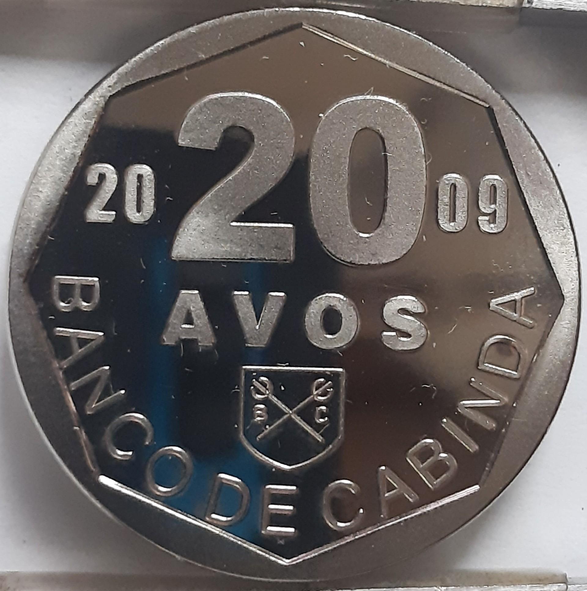 Kabinda (Angola) 20 avos 2009 Proof N#29205 (6314)