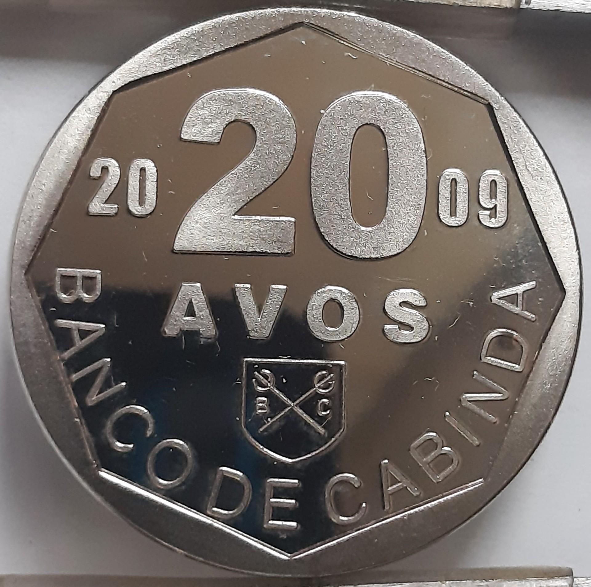 Kabinda (Angola) 20 avos 2009 Proof N#29205 (6314)