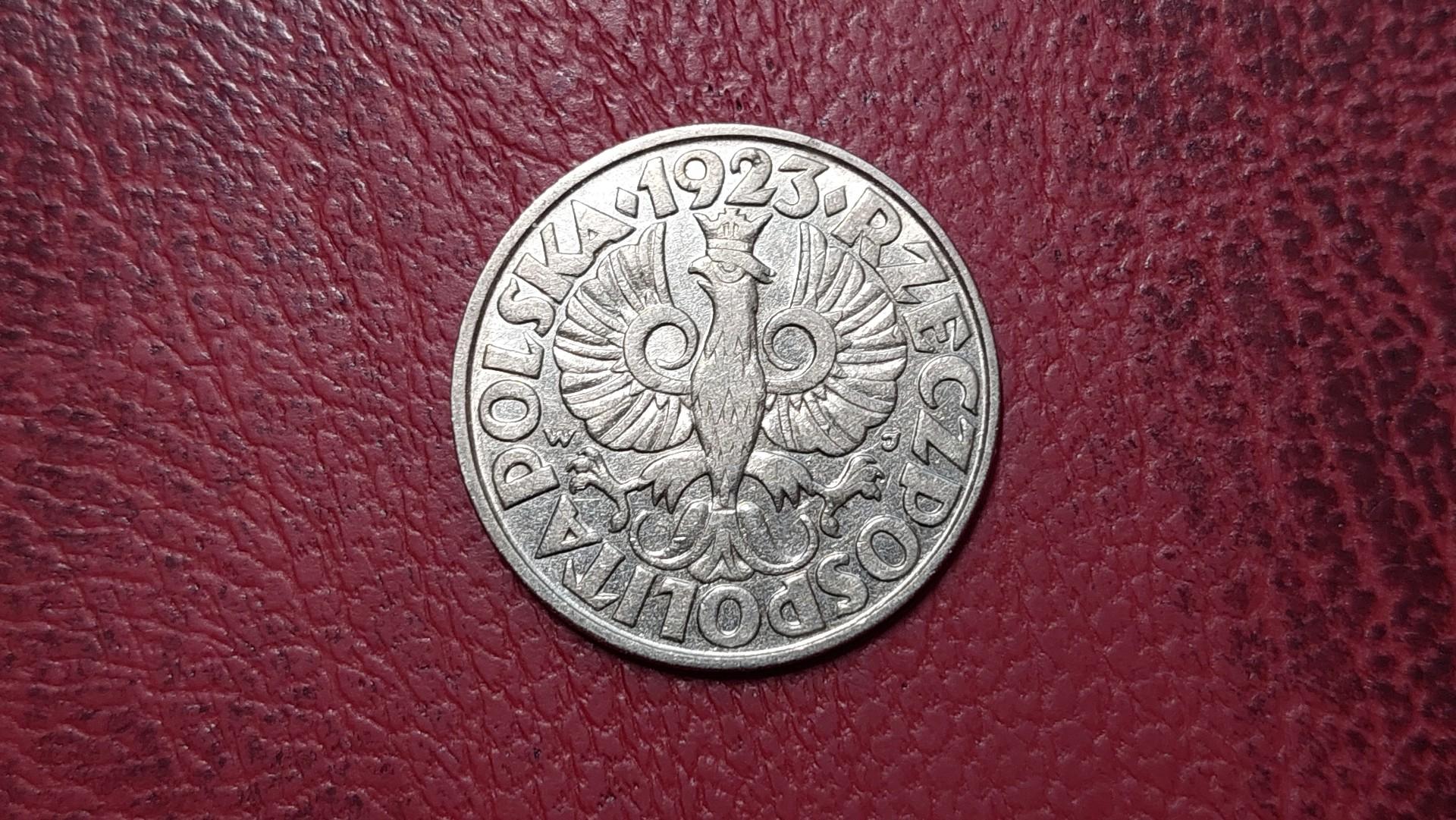 Lenkija 50 grašių, 1923 Y# 13