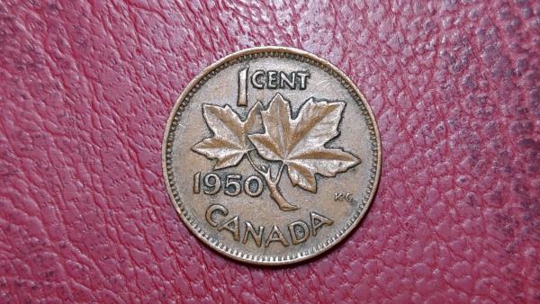 Kanada 1 centas, 1950 KM# 41