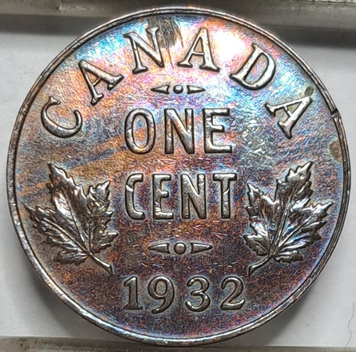 Kanada 1 centas 1932 KM#28 (6355)
