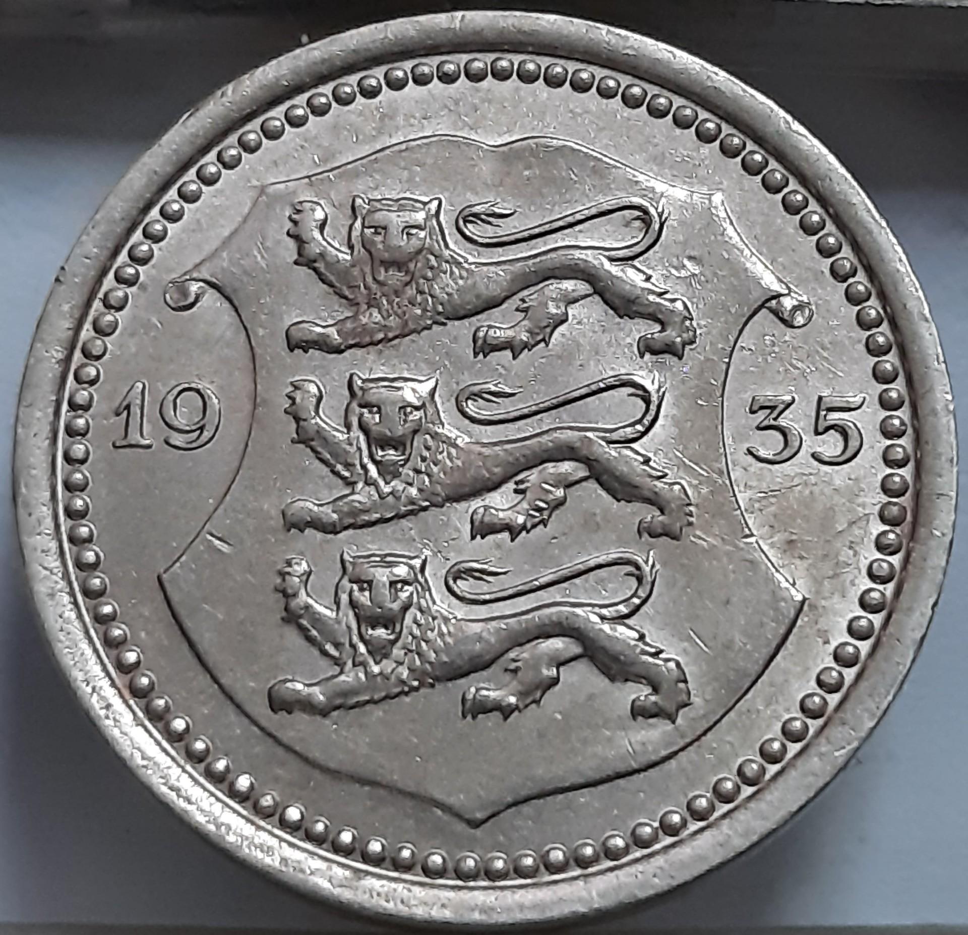 Estija 20 sentų 1935 KM#17 (6370)