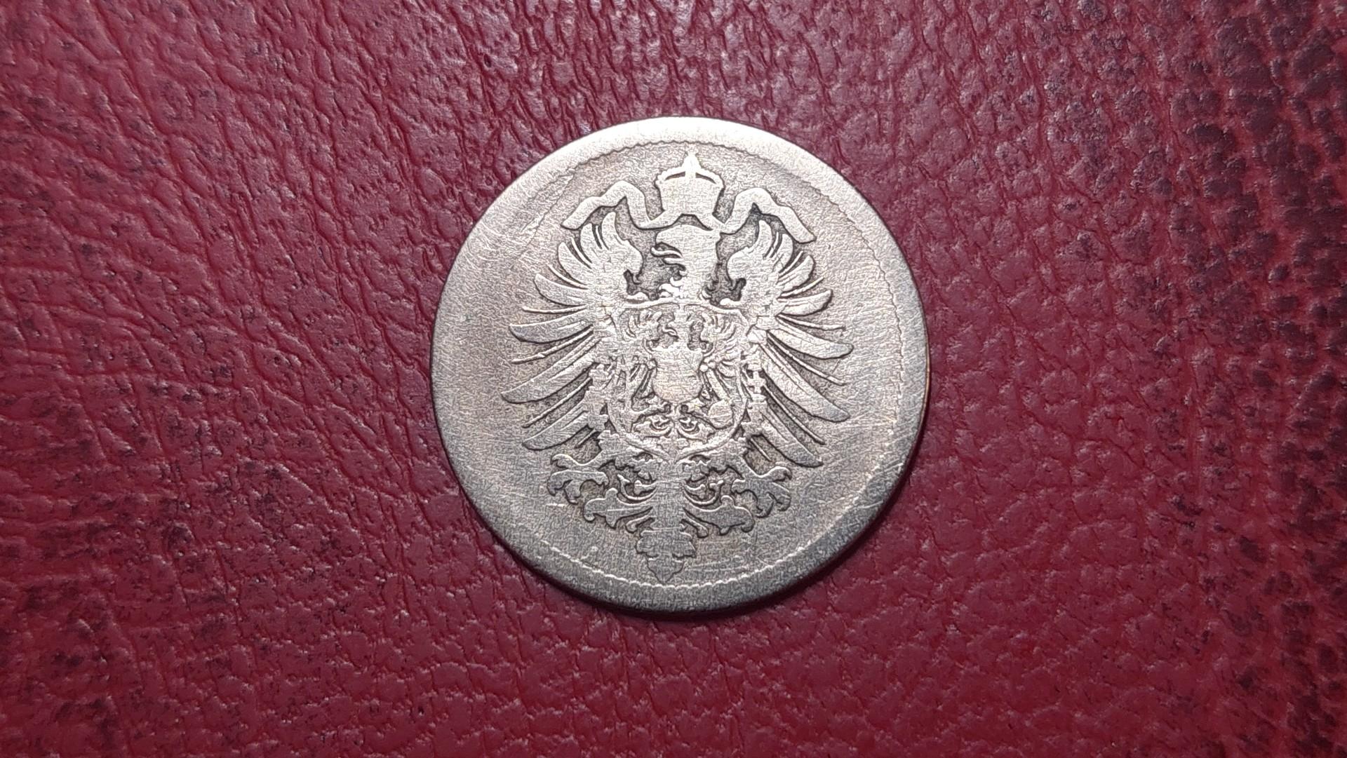 Vokietija 10 pfenigų, 1874A KM# 4