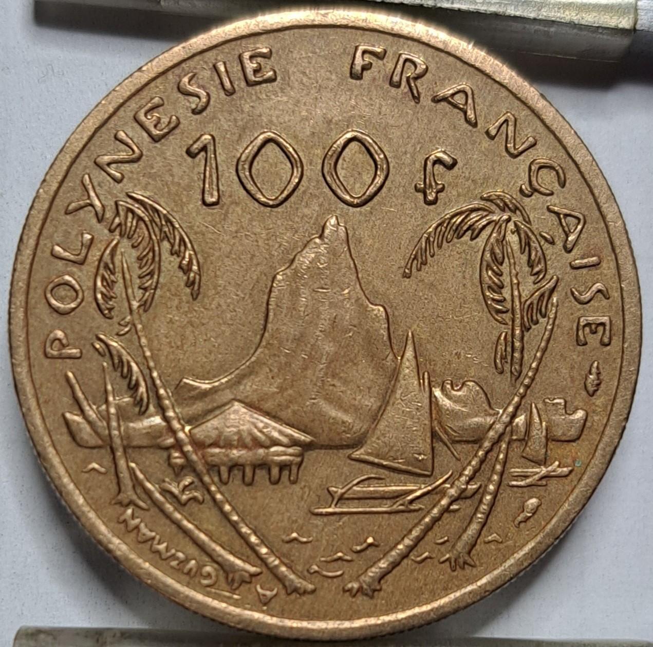 Prancūzijos Polinezija 100 frankų 1986 KM#14 (6391)