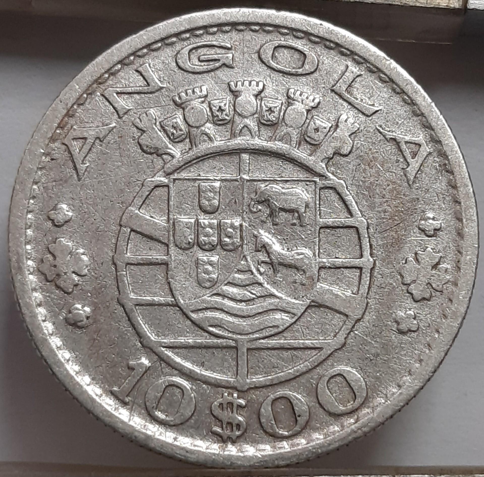 Angola 10 eskudų 1952 KM#73 (6410)