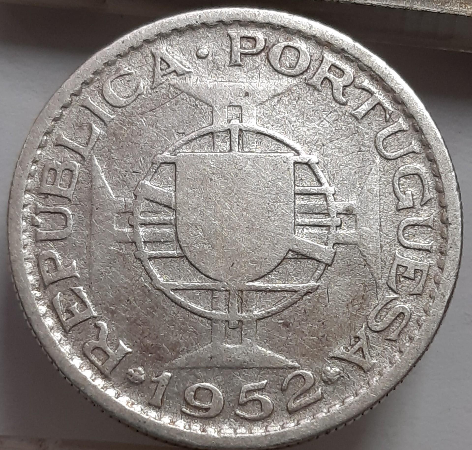 Angola 10 eskudų 1952 KM#73 (6410)