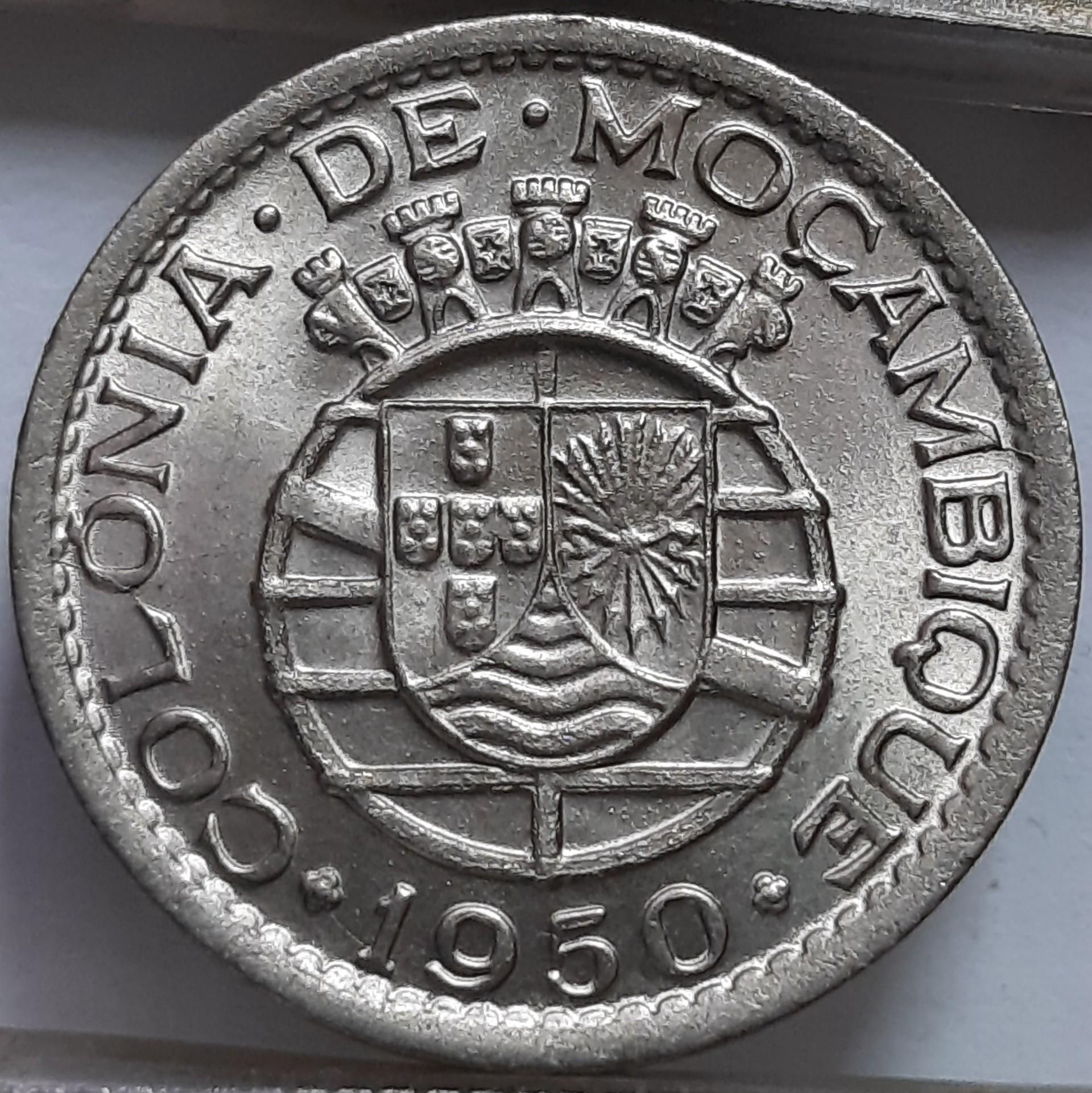 Mozambikas 50 sentavų 1950 KM#76 (6434)