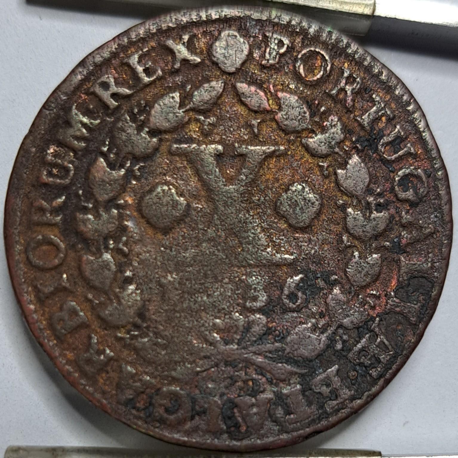 Portugalija 10 Realų 1736 KM#217 (6227)