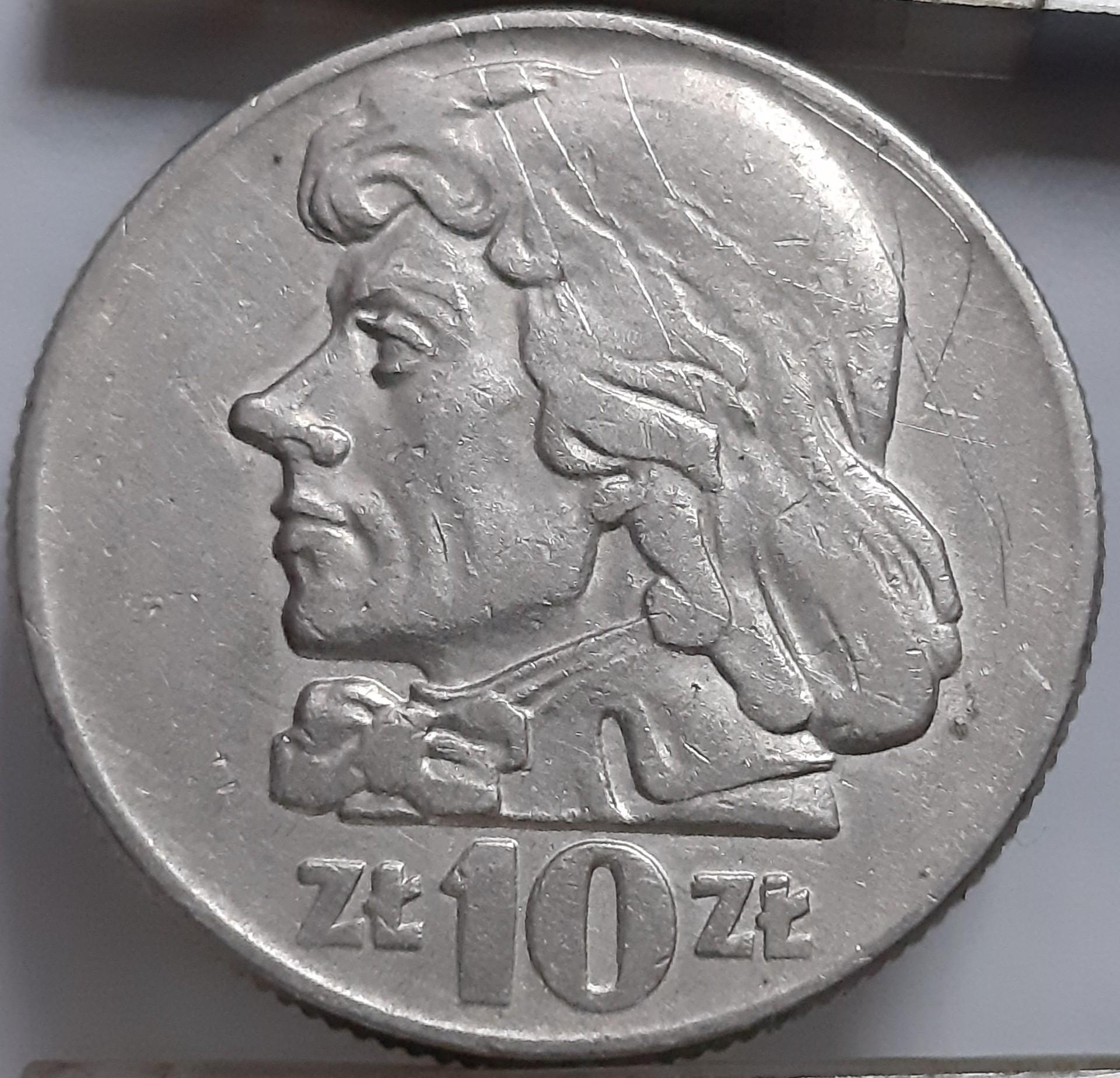Lenkija 10 zlotų 1960 Y#50 (6505)