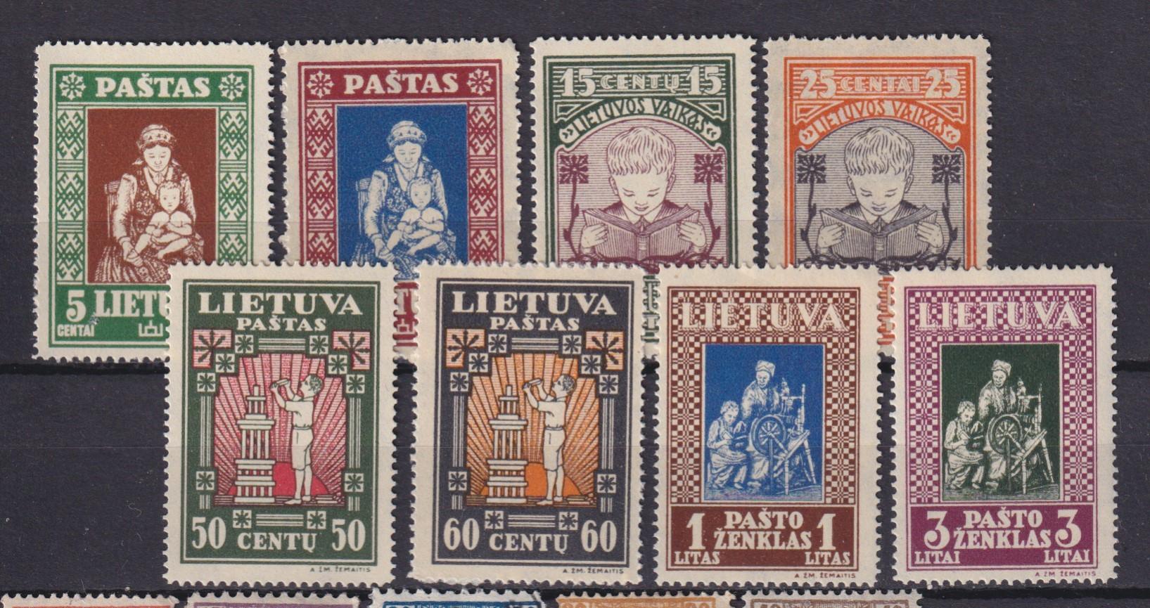 Lietuva 1933 "Lietuvos vaikas" MNH