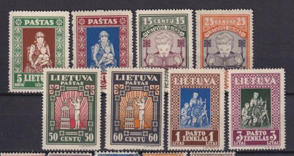 Lietuva 1933 "Lietuvos vaikas" MNH